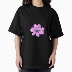 The Purple Flower Oversized T-Shirt
