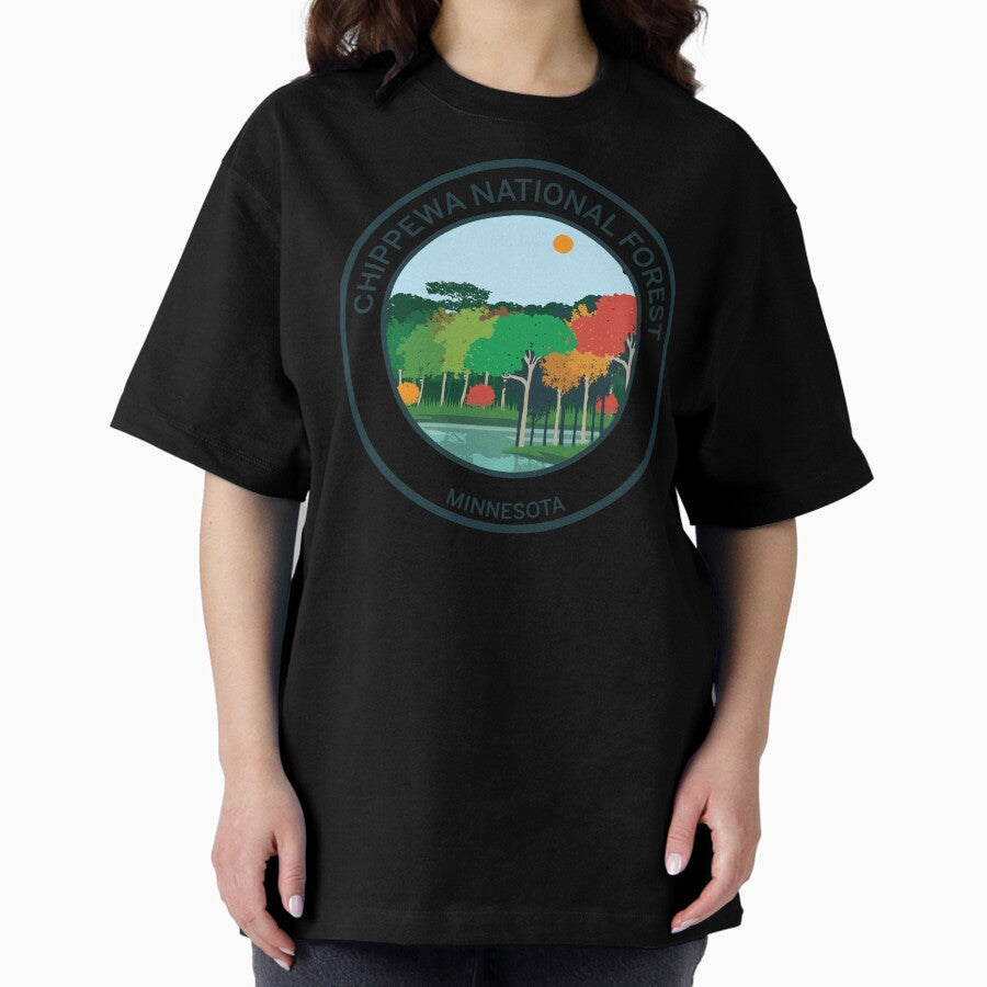 Chippewa National Forest Oversized T-Shirt