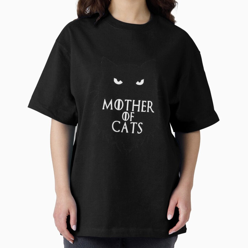 MOTHER OF CATS Oversized T-Shirt