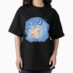 Aquarius,anime girl. Oversized T-Shirt