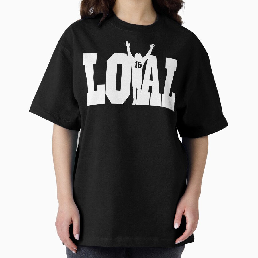 49er Loyal: A Joe Montana Tribute Design Oversized T-Shirt