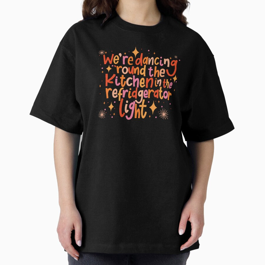 Taylor Swift All Too Well Lyric Design Oversized T Shirt