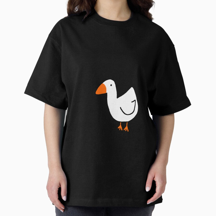 Anxiety Goose Oversized T Shirt