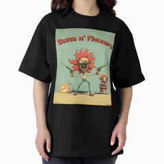 Guns n Flowers Oversized T-Shirt