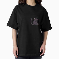 Copy of I work hard for my cat... Oversized T-Shirt