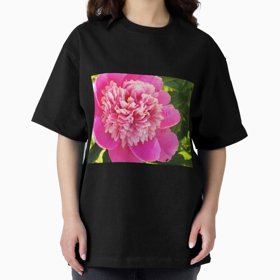 Blooming Peony Oversized T-Shirt