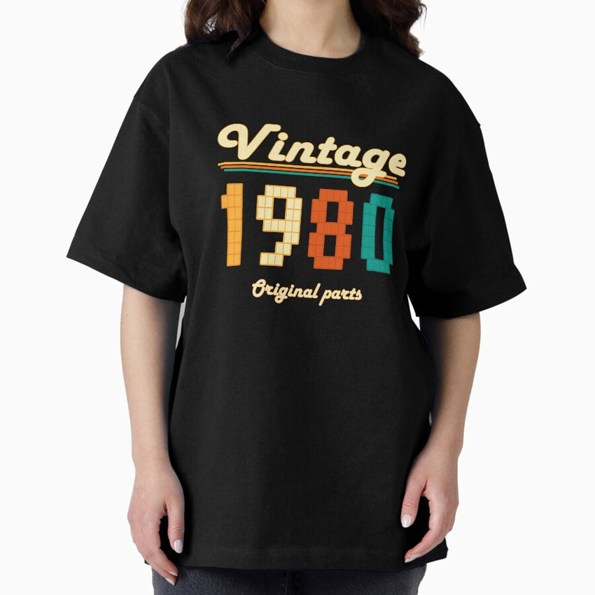 Awesome Since 1980 Oversized T Shirt