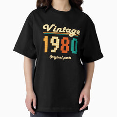 Awesome Since 1980 Oversized T Shirt