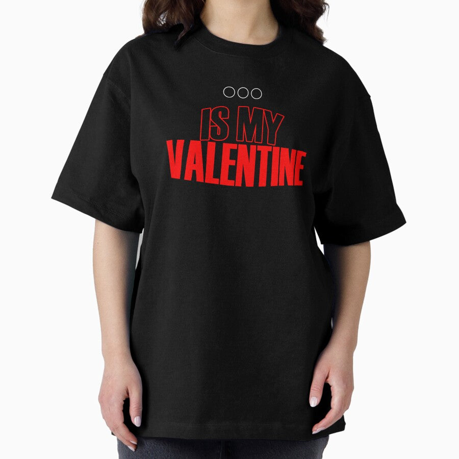 Funny Valentines Day - Women Cute Heart - gift couples Oversized T-Shirt