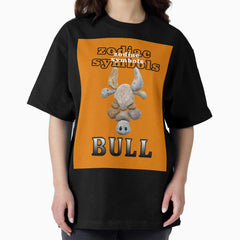 zodiac symbols bull Oversized T-Shirt