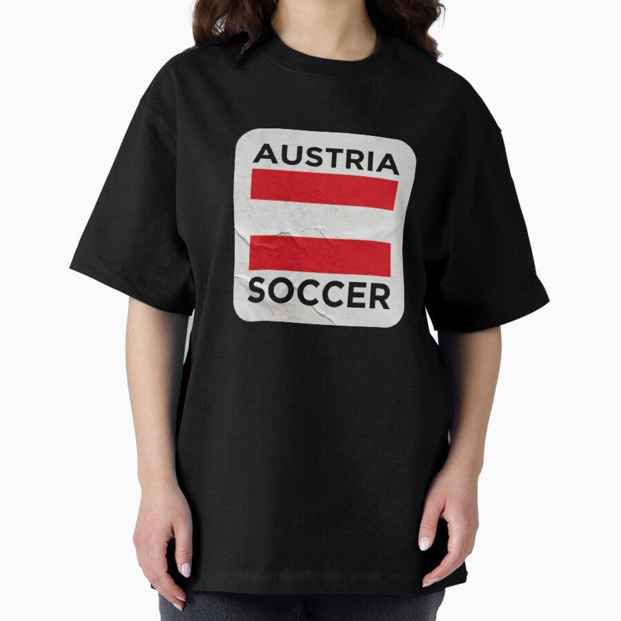 Austria Soccer Oversized T-Shirt