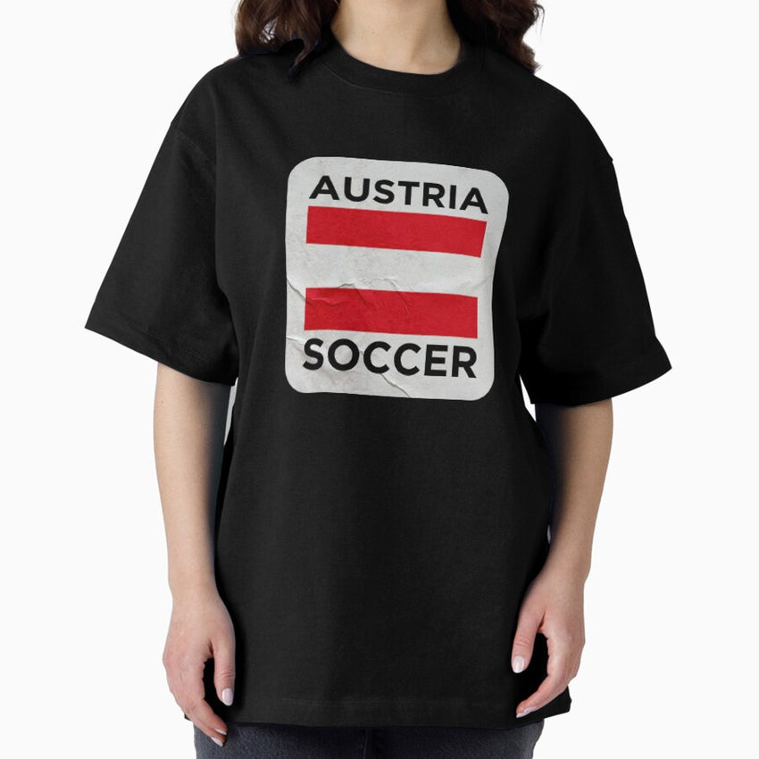 Austria Soccer Oversized T-Shirt