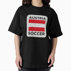 Austria Soccer Oversized T-Shirt