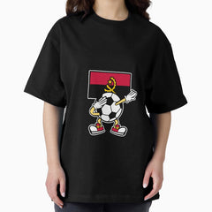 ANGOLA Dabbing Football Soccer Ball - ANGOLA Oversized T-Shirt