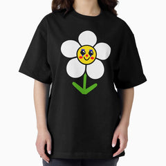 Retro Clowncore Kidcore Flower Oversized T-Shirt