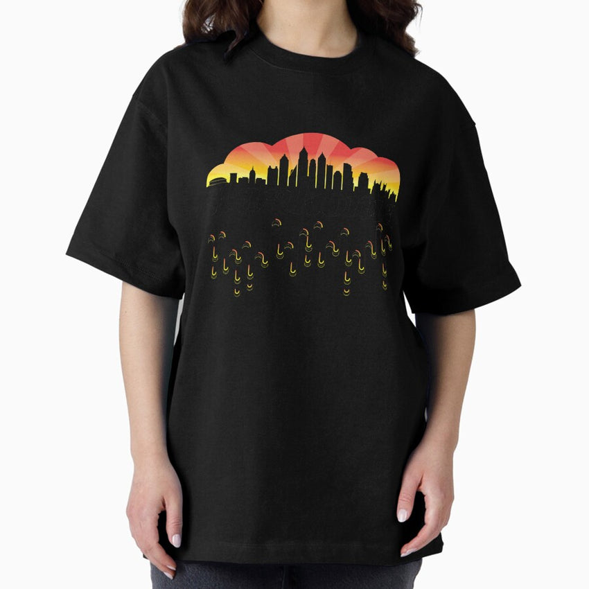 Atlanta Skyline, Stankonia. Oversized T-Shirt