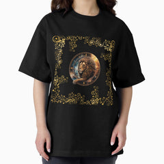 LEO ZODIAC SIGN WITHOUT FONT Oversized T-Shirt