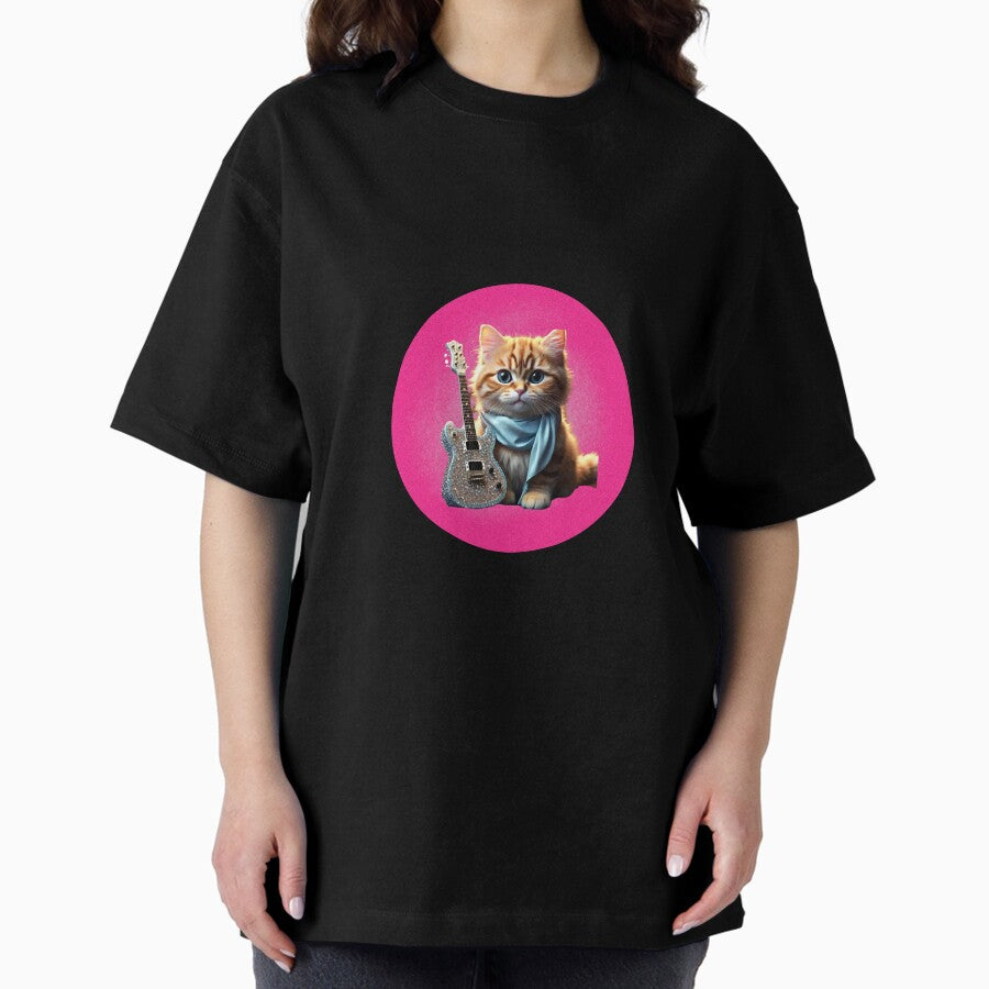Taylor Swift Cat Oversized T Shirt