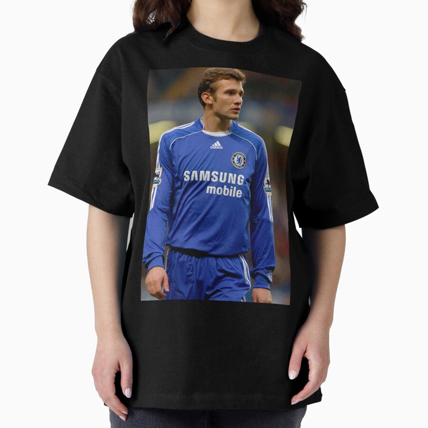 Andriy Shevchenko Football Soccer Player Oversized T-Shirt
