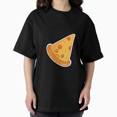 Pizza cute food Oversized T-Shirt