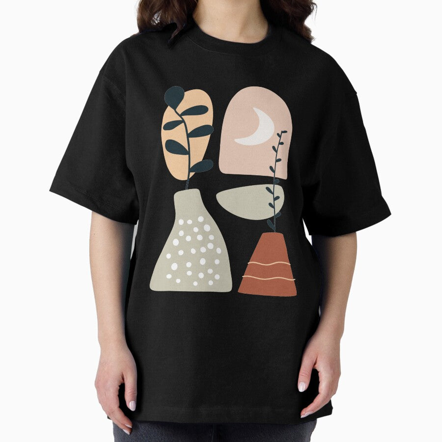 Beautiful Potted Plant Oversized T-Shirt