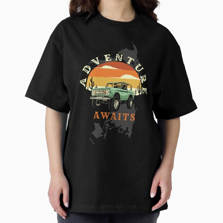 Adventrure Awaits Oversized T Shirt