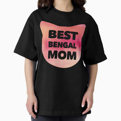 Best Bengal Mom - Red Oversized T-Shirt