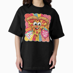 Cheesy Love You Make My Heart Melt T-Shirt Oversized T-Shirt