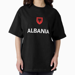 Albania Albanian Football Soccer Oversized T-Shirt