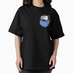 Cute Kitten in the Pocket Oversized T-Shirt