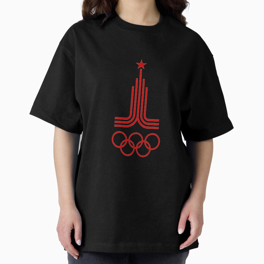 1980 Retro Sports Tee Oversized T Shirt