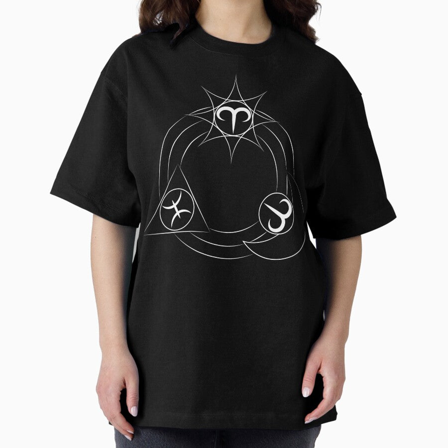 Aries Aries Pisces Oversized T-Shirt