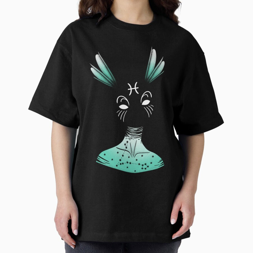 Pisces sign Oversized T-Shirt