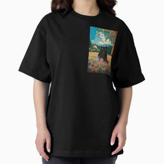 Aesthetic Cat Oversized T Shirt