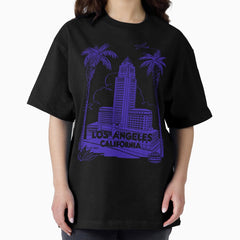1935 Los Angeles City Hall Oversized T-Shirt