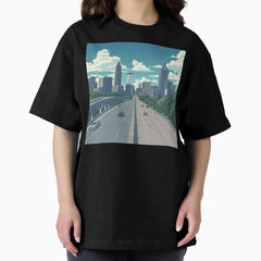 Atlanta Usa Anime Style Oversized T Shirt
