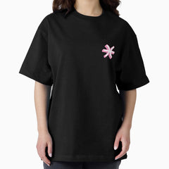 Pisces Symbol Pink 3D Oversized T-Shirt