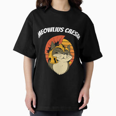 Roman cats emperor - Meowlius Caesar Oversized T-Shirt