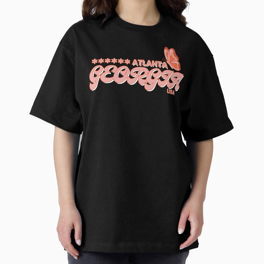 ATLANTA GEORGIA USA DESIGN Oversized T-Shirt