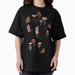 cat garden Oversized T-Shirt