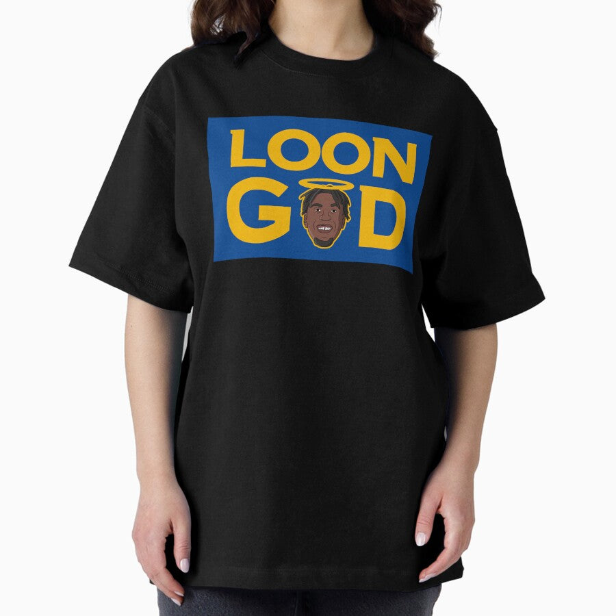 Kevon Looney - Loon God - GSW Basketball Oversized T-Shirt