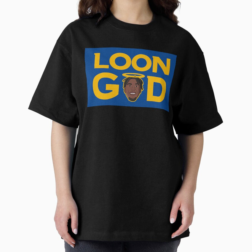 Kevon Looney - Loon God - GSW Basketball Oversized T-Shirt