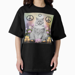 Zen Cat Oversized T-Shirt