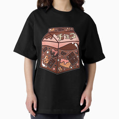 Chocolate Milk Carton Oversized T Shirt
