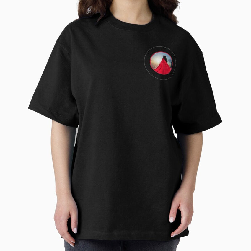 Backup superhero logo Oversized T-Shirt