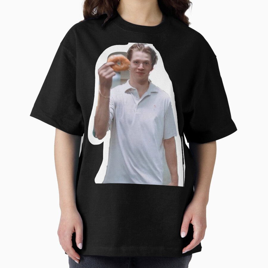 boldy and his doughnut Oversized T-Shirt