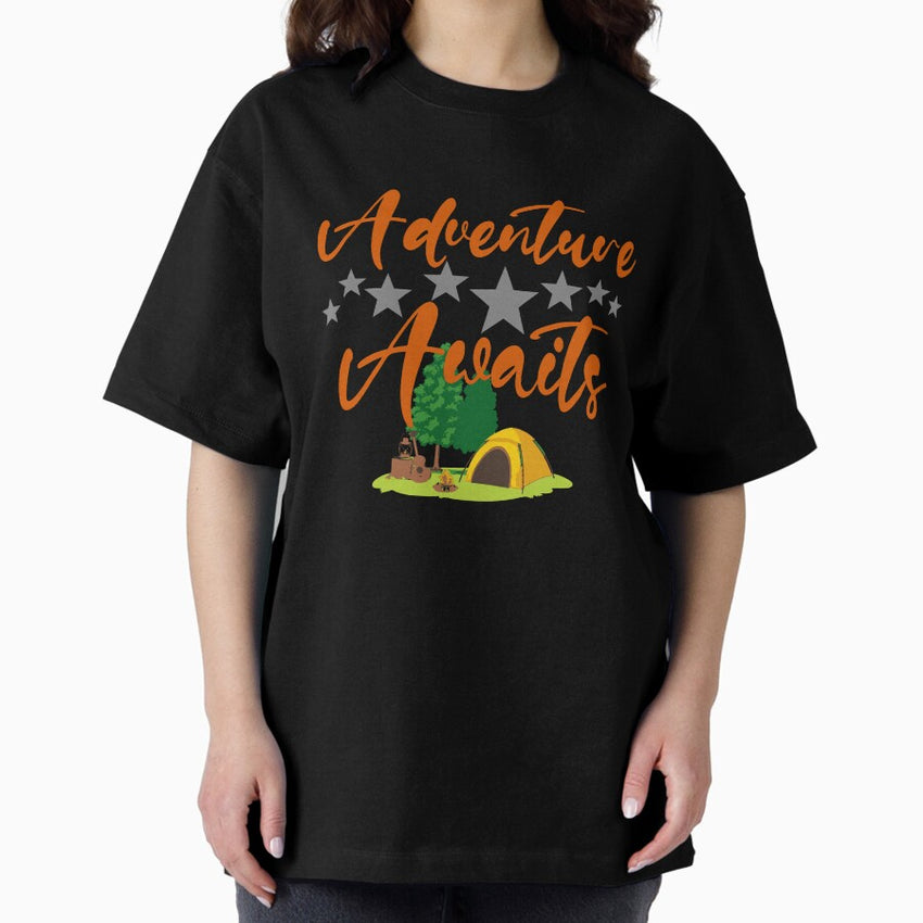 Adventure Awaits Tees Oversized T Shirt