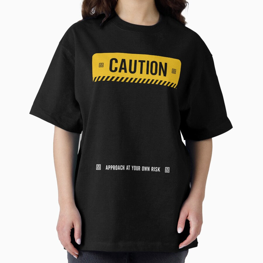 Caution May Start Talking About Video Games Oversized T Shirt
