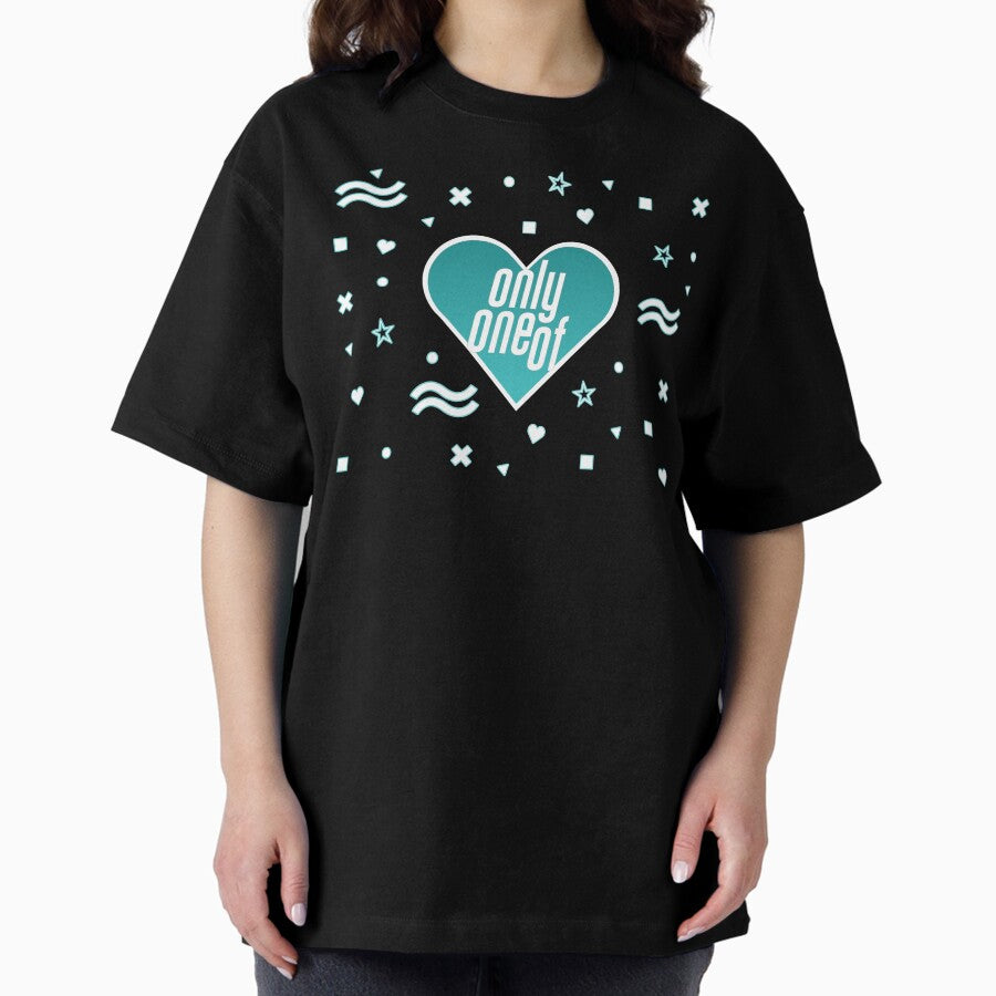 Onlyoneof Heart Logo Ver Oversized T Shirt