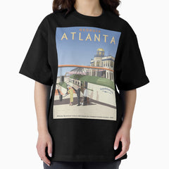 Atlanta Municipal Airport 1933 Oversized T Shirt